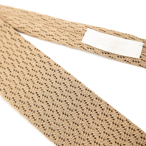 Mfpen Crochet Tie Taupe A124-05 Degli Uberti